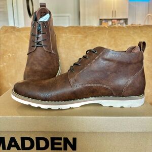 Madden Brawly Cognac Boots